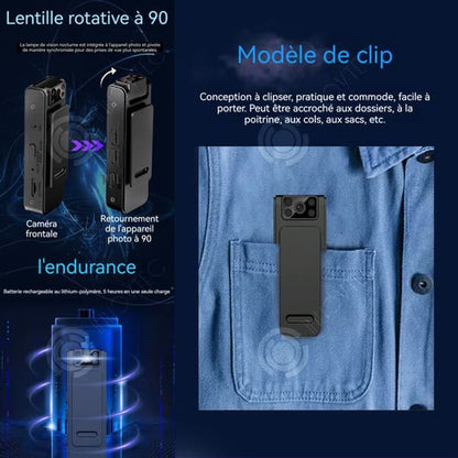 "Caméra de Poche WiFi – Discrétion et Haute Définition dans Votre Poche"