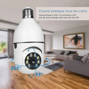 📸 Caméra de Surveillance 360° WiFi – Sécurité Totale à 360°