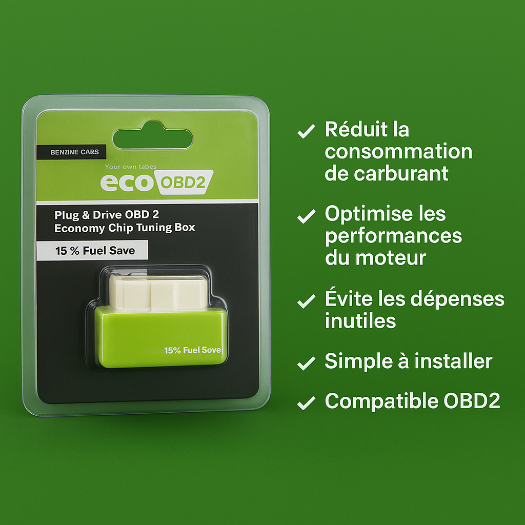 Eco OBD2 – Économiseur de Carburant Intelligent pour Véhicules Essence et Diesel