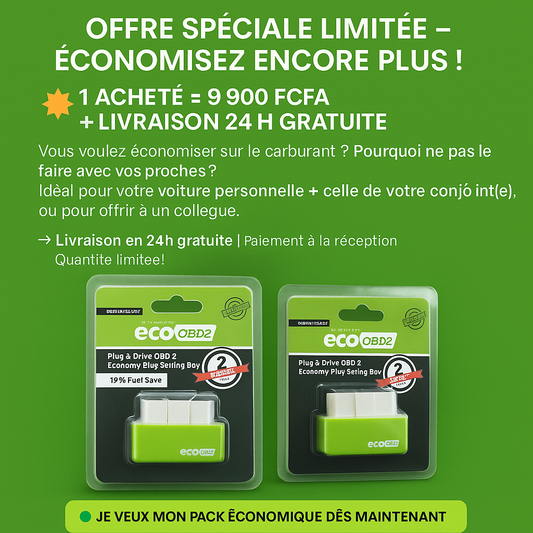 Eco OBD2 – Économiseur de Carburant Intelligent pour Véhicules Essence et Diesel
