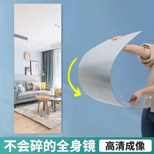 le miroir incassable et flexible, autocollant mural